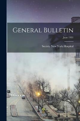 Cover of General Bulletin; June 1931