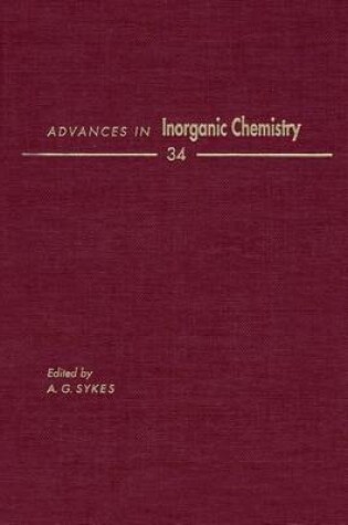 Cover of Advances in Inorganic Chemistry Vol 34