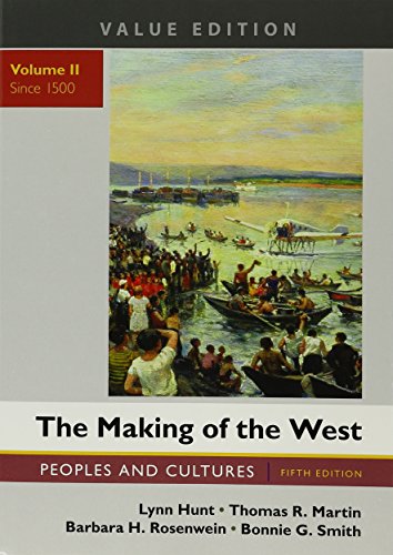 Book cover for Making of the West, Value Edition, Volume 2 & Launchpad for the Making of the West (Twelve-Month Access)