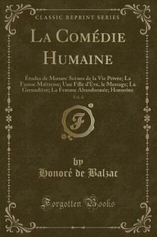 Cover of La Comédie Humaine, Vol. 4