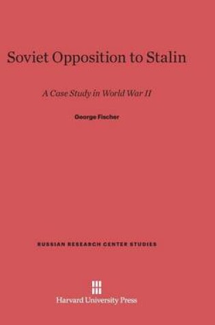 Cover of Soviet Opposition to Stalin