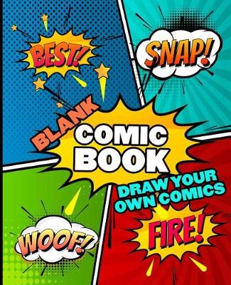 Book cover for Blank Comic Book Draw Your Own Comics