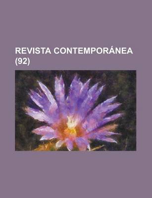 Book cover for Revista Contemporanea (92)