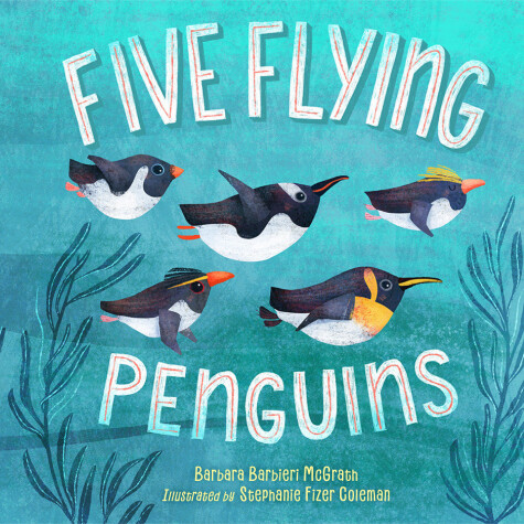 Book cover for Five Flying Penguins