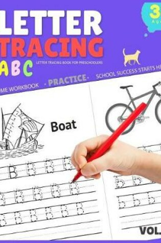 Cover of Letter Tracing Book for Preschoolers
