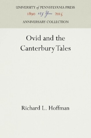Cover of Ovid and the Canterbury Tales