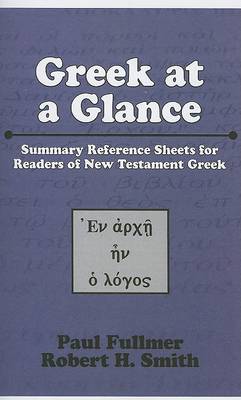 Book cover for Greek at a Glance