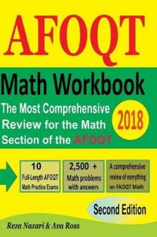 Cover of Math Workbook for AFOQT 2018
