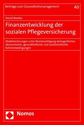 Cover of Finanzentwicklung Der Sozialen Pflegeversicherung