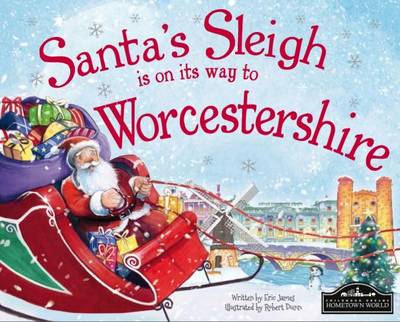Book cover for Santa's Sleigh is on it's Way to Worcestershire