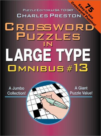 Book cover for Crossword Puzzles in Large Typ