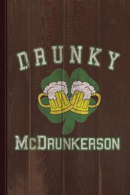 Book cover for Drunky McDrunkerson Vintage Journal Notebook