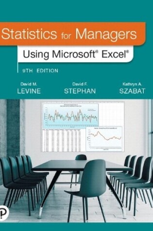 Cover of Mylab Statistics with Pearson Etext -- Access Card -- For Statistics for Managers Using Microsoft Excel (18-Weeks)