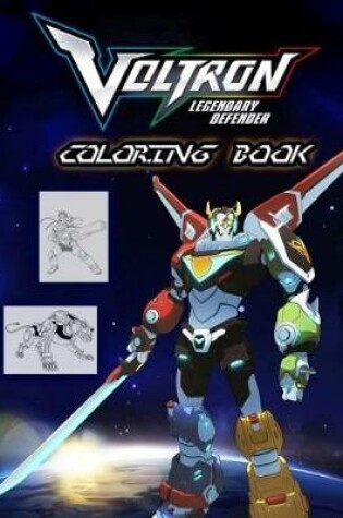 Cover of Voltron Legendary Defender Coloring Book