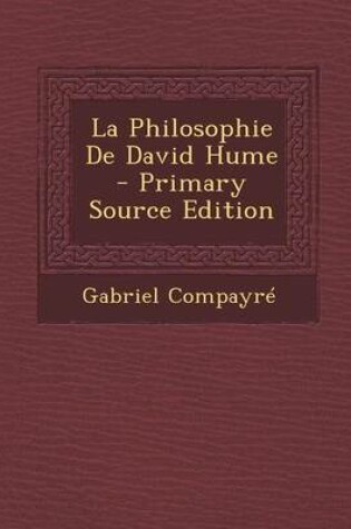 Cover of La Philosophie de David Hume