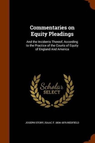 Cover of Commentaries on Equity Pleadings