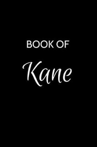 Cover of Kane Journal Notebook