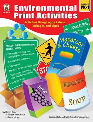 Book cover for Environmental Print Activities, Grades Pk - 1