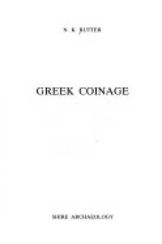 Cover of Greek Coinage
