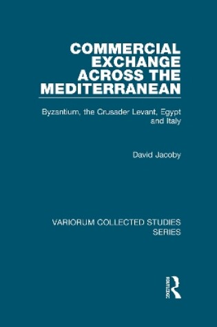 Cover of Commercial Exchange Across the Mediterranean