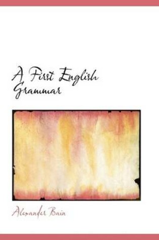 Cover of A First English Grammar