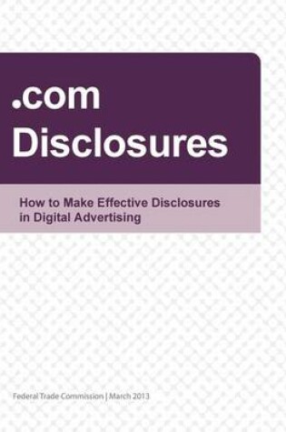 Cover of .com Disclosures