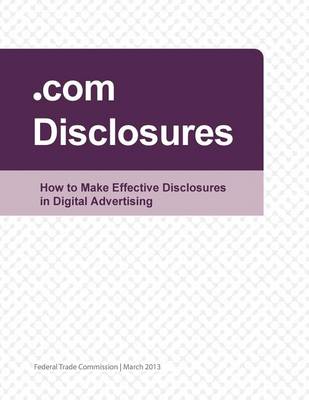 Book cover for .com Disclosures