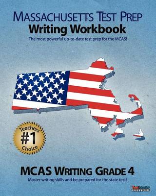 Book cover for Massachusetts Test Prep Writing Workbook McAs Writing, Grade 4