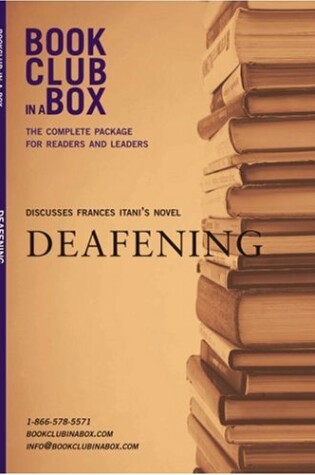 Cover of "Bookclub-in-a-Box" Discusses the Novel "Deafening"