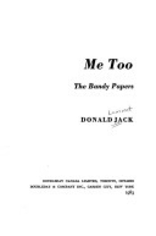 Cover of Me Too