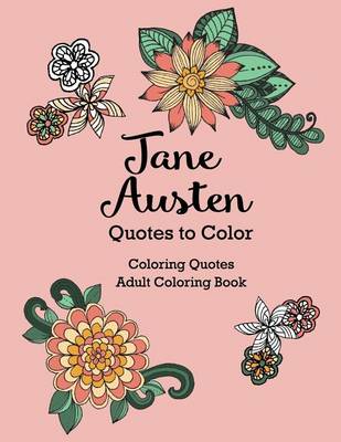 Book cover for Jane Austen Quotes to Color