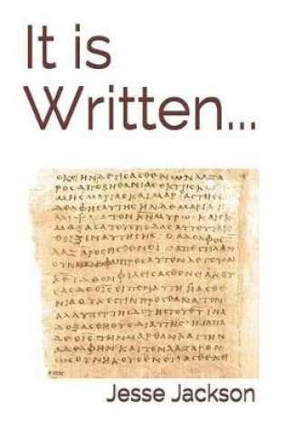 Cover of It Is Written...