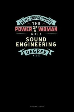 Cover of Never Underestimate The Power Of A Woman With A Sound Engineering Degree