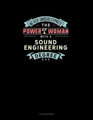 Book cover for Never Underestimate The Power Of A Woman With A Sound Engineering Degree