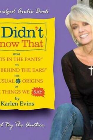 Cover of I Didn't Know That