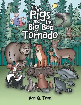 Book cover for The Pigs and the Big Bad Tornado