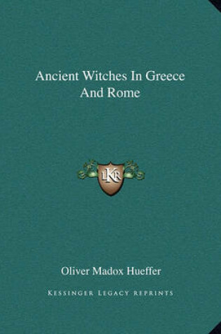 Cover of Ancient Witches in Greece and Rome