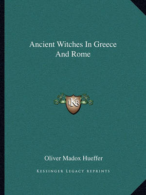 Book cover for Ancient Witches in Greece and Rome