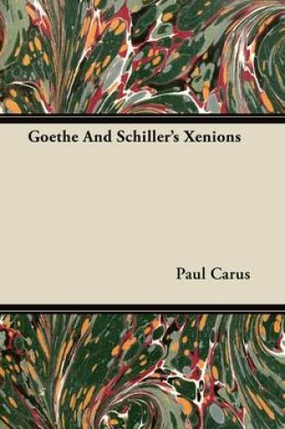 Cover of Goethe And Schiller's Xenions