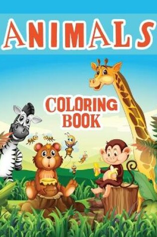 Cover of Awsome Animals Coloring Book