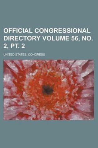 Cover of Official Congressional Directory Volume 56, No. 2, PT. 2