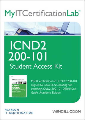 Book cover for CCNA Routing and Switching ICND2 200-101 Official Cert Guide MyITCertificationlab -- Access Card