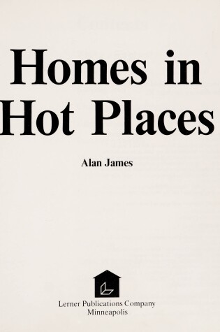 Cover of Homes in Hot Places