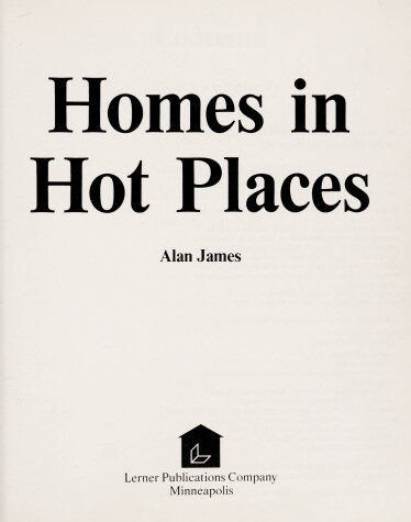 Cover of Homes in Hot Places