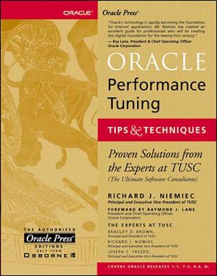 Book cover for Oracle Performance Tuning Tips and Techniques