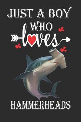 Book cover for Just a Boy Who Loves Hammerheads