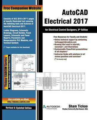 Book cover for AutoCAD Electrical 2017 for Electrical Control Designers