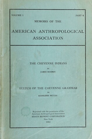 Cover of Cheyenne Indians