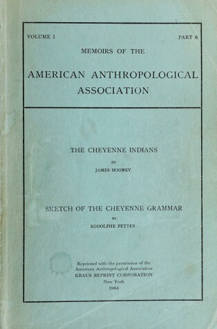 Cover of Cheyenne Indians