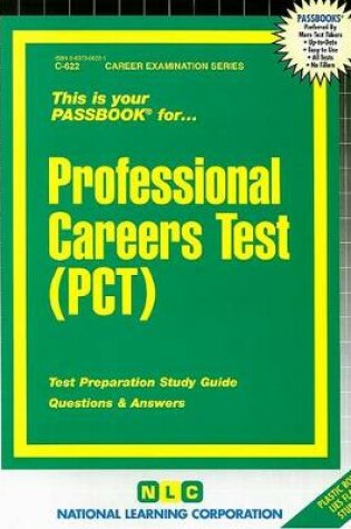 Cover of Professional Careers Test (PCT)